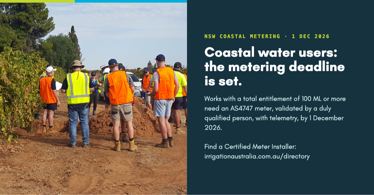 NSW Coastal Metering: 1 December 2026 Deadline Approaching
