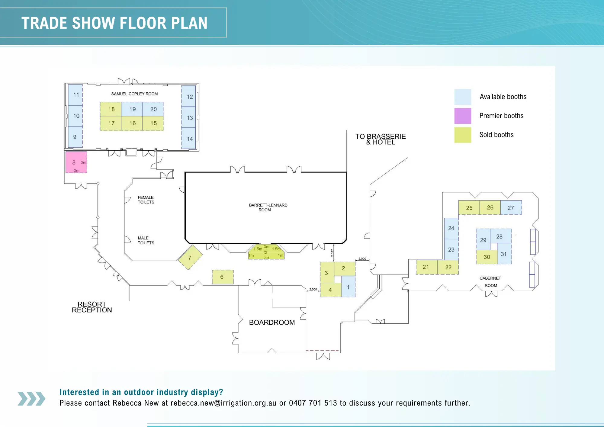 2025 Trade Show Floor Plan